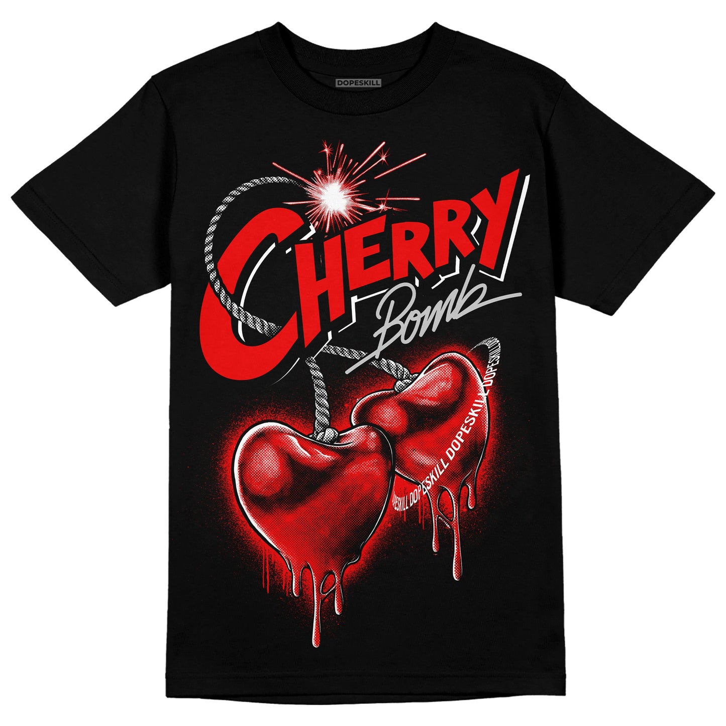 Cherry 12s DopeSkill T-Shirt Cherry Bomb Graphic