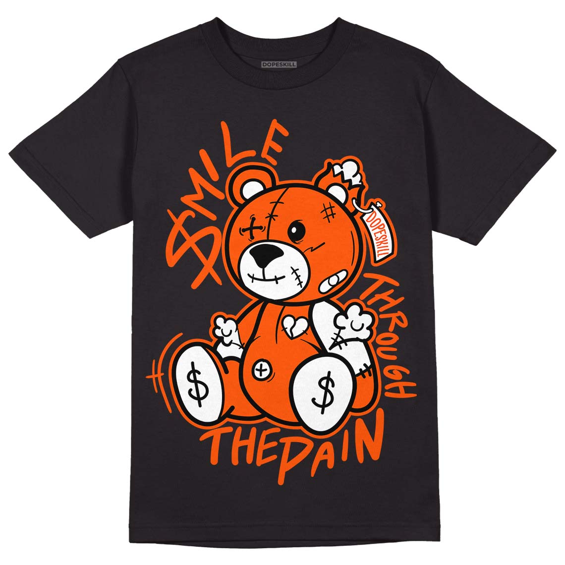 Orange Milk DopeSkill T-Shirt BEAN Graphic