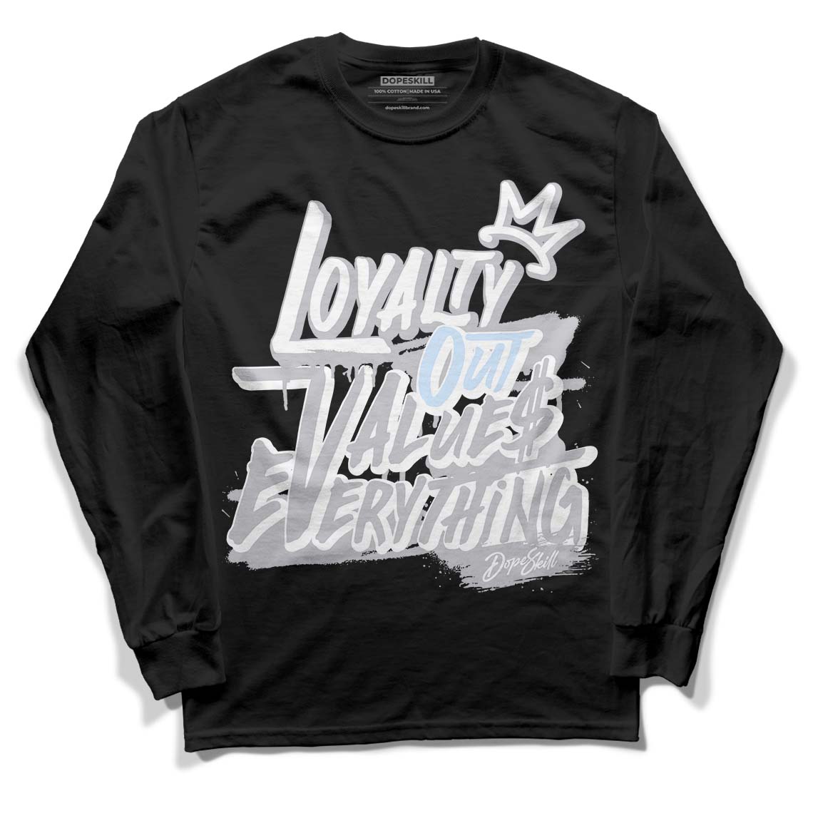 Cement Grey 11s DopeSkill Long Sleeve T-Shirt LOVE Graphic