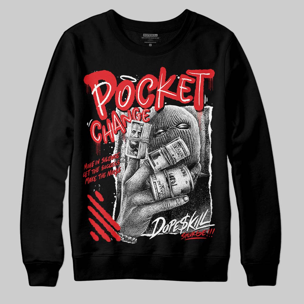 Dunk Panda White Black DopeSkill Sweatshirt Pocket Change Graphic