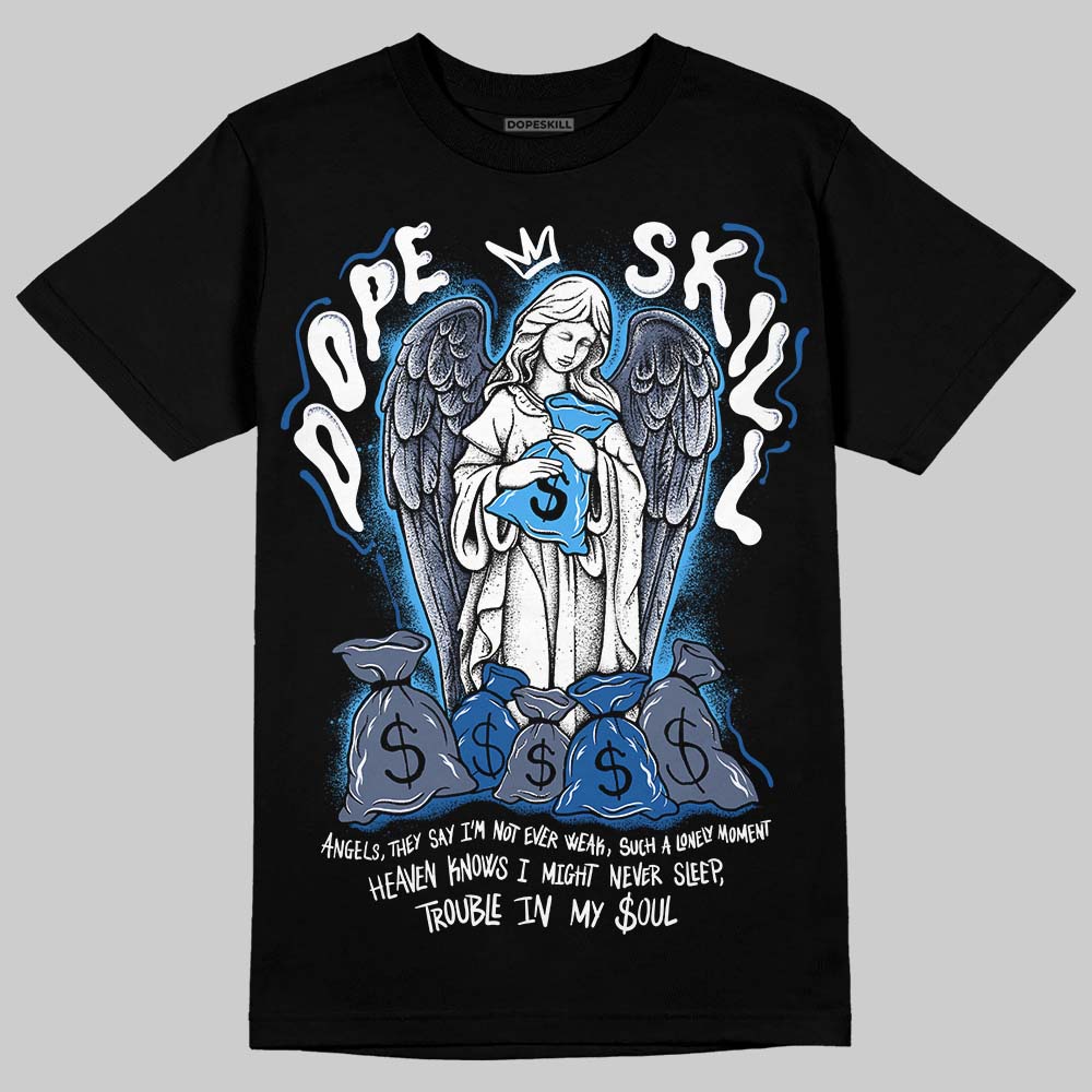 Diffused Blue 11s DopeSkill T-Shirt Angels Graphic