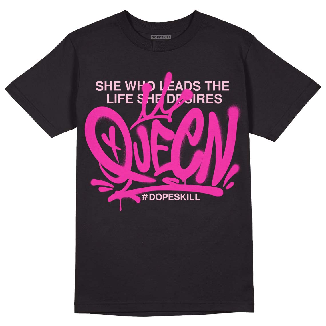 Triple Pink Dunk Low DopeSkill T-Shirt Queen Graphic