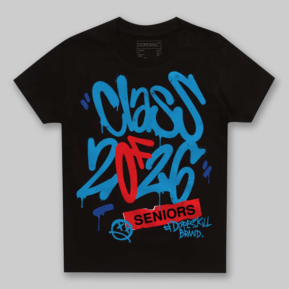 Royal Blue Collection DopeSkill Toddler Kids T-shirt Class of 2026 Graphic