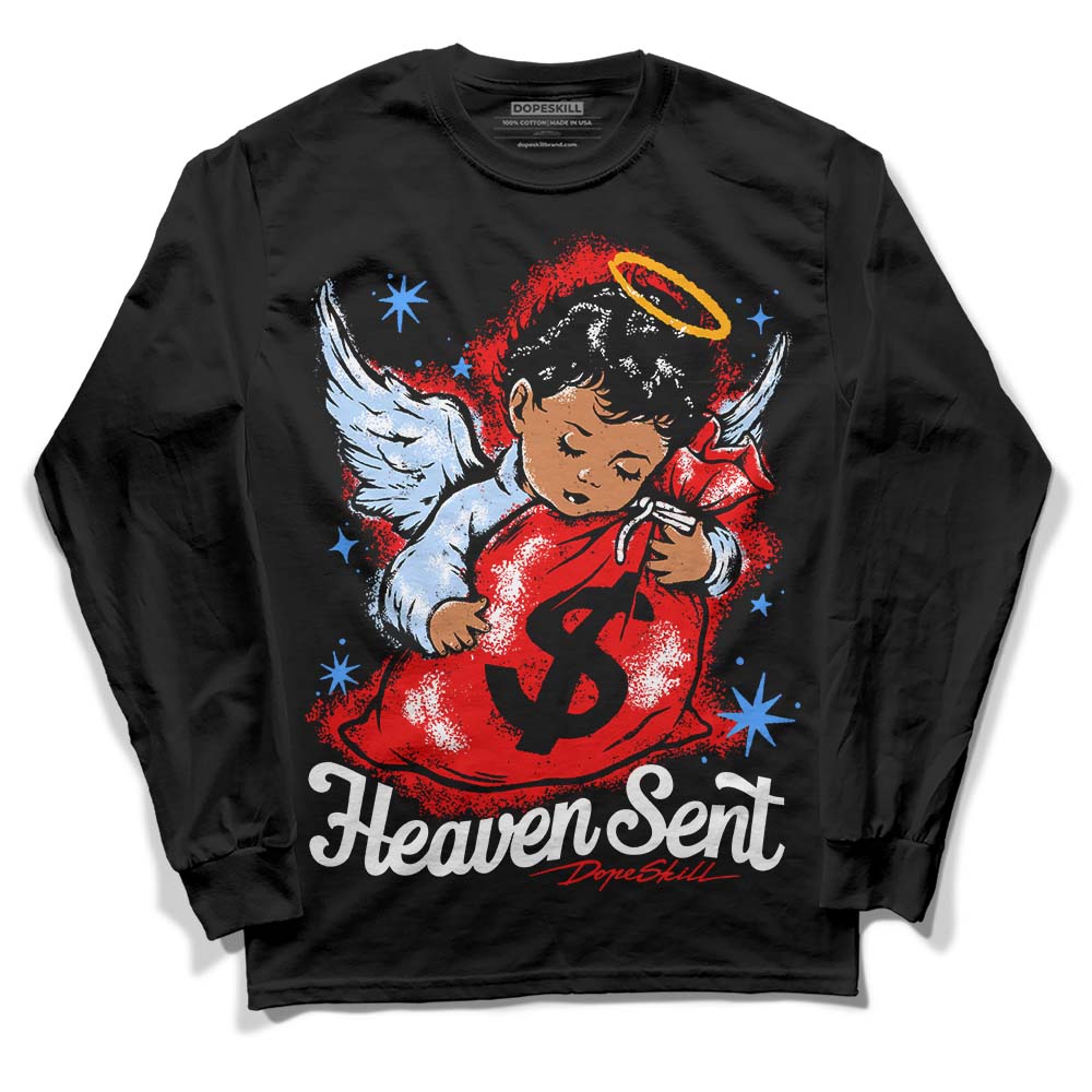 Cherry 11s DopeSkill Long Sleeve T-Shirt Heaven Sent Graphic
