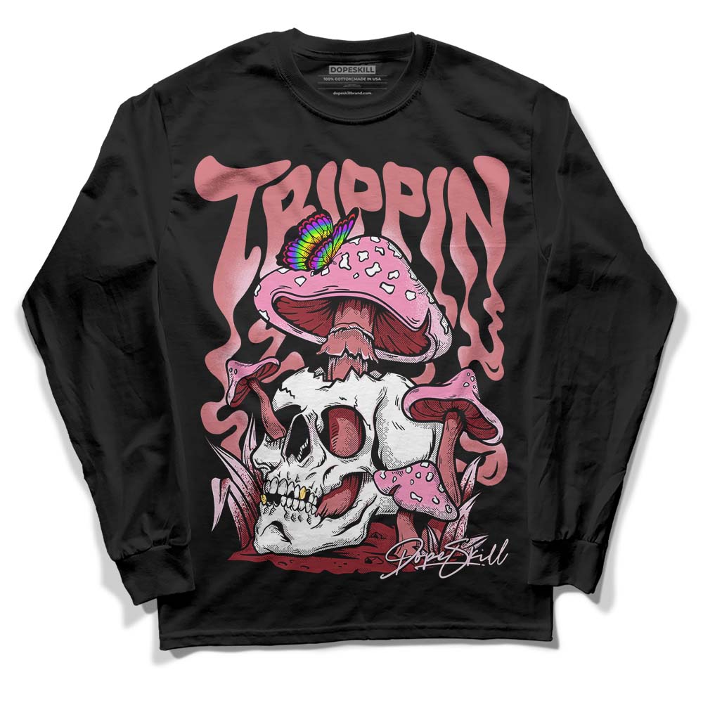 Valentine's Day Collection DopeSkill Long Sleeve T-Shirt Trippin Graphic