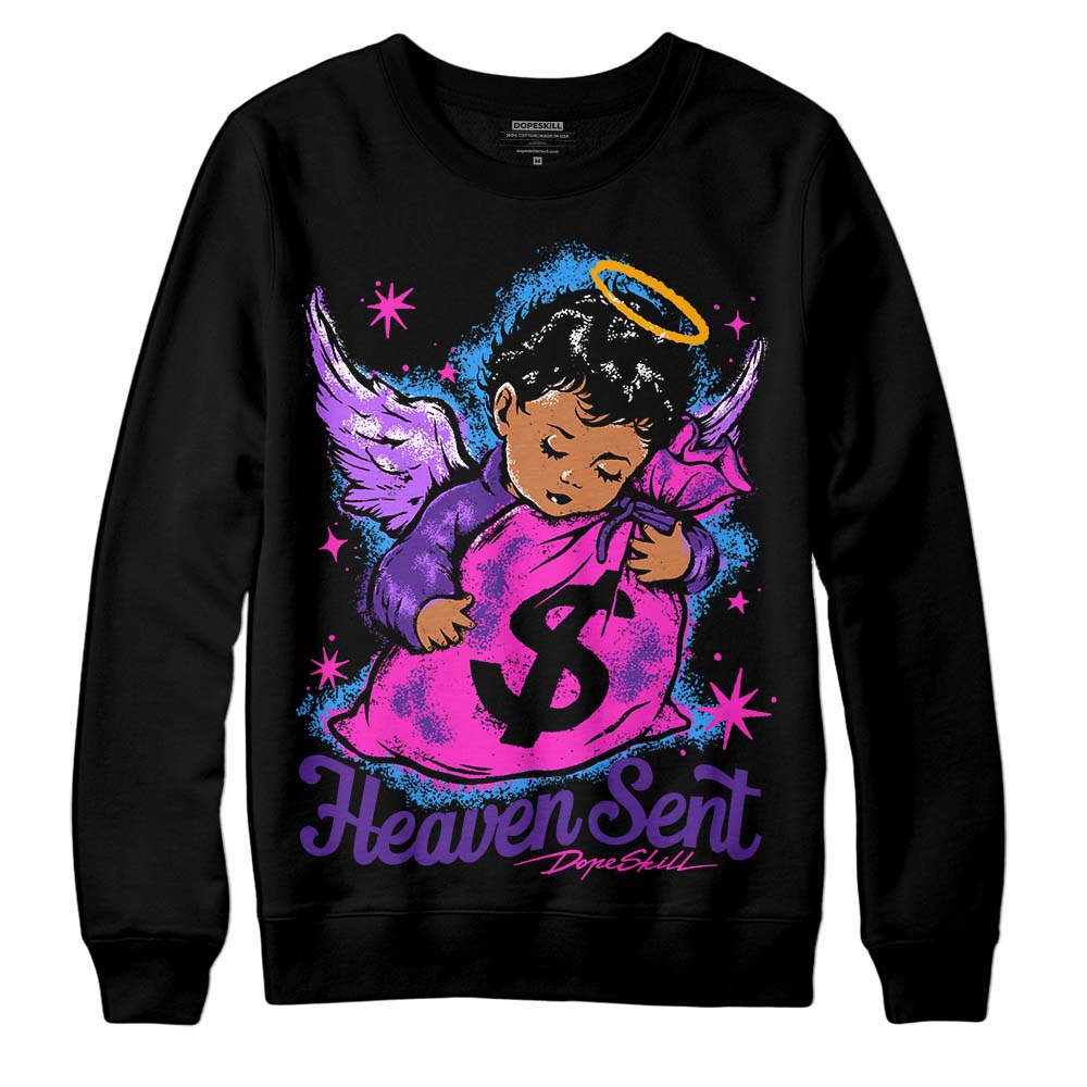 PURPLE Collection DopeSkill Sweatshirt Heaven Sent Graphic