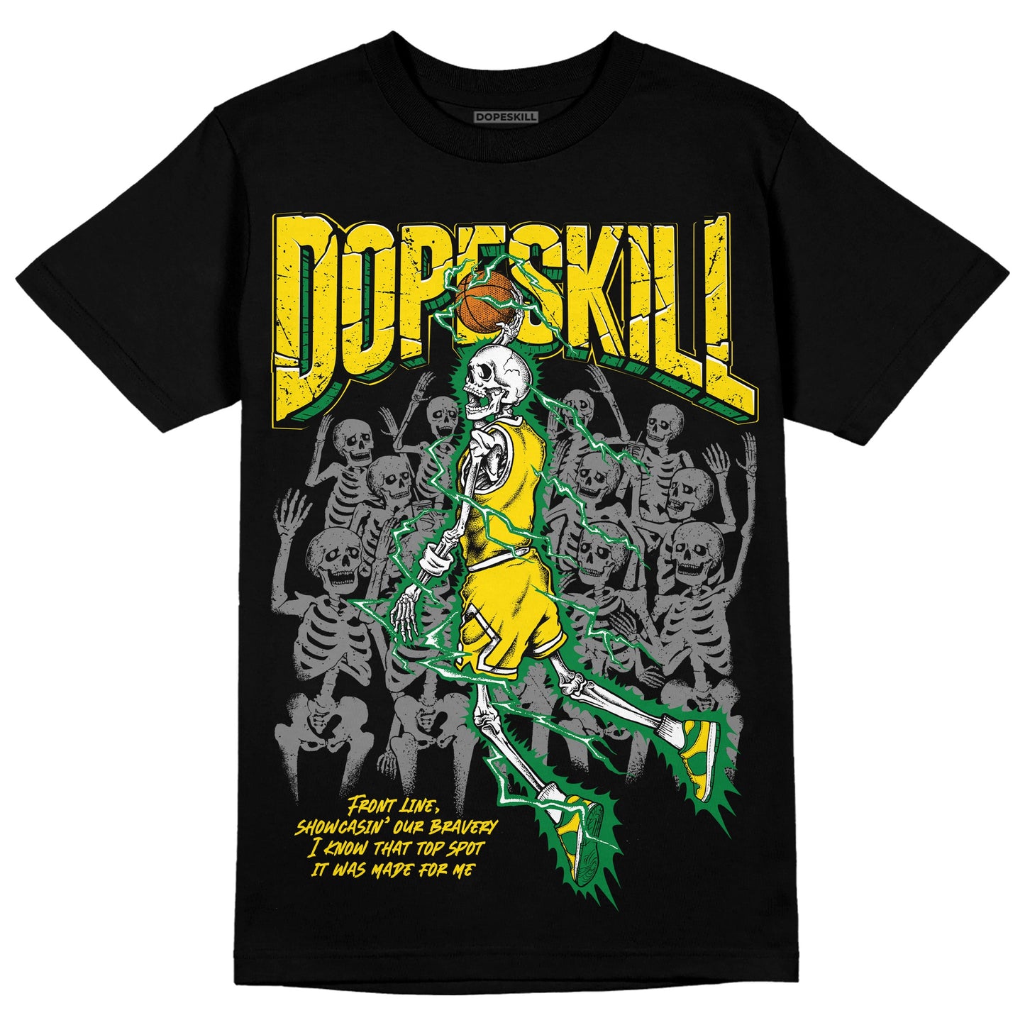 Dunk Low Reverse Brazil DopeSkill T-Shirt Thunder Dunk Graphic