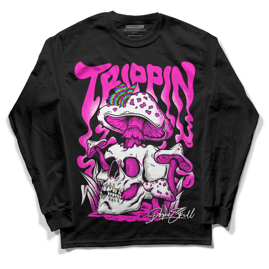Dunk Low Active Fuchsia DopeSkill Long Sleeve T-Shirt Trippin Graphic