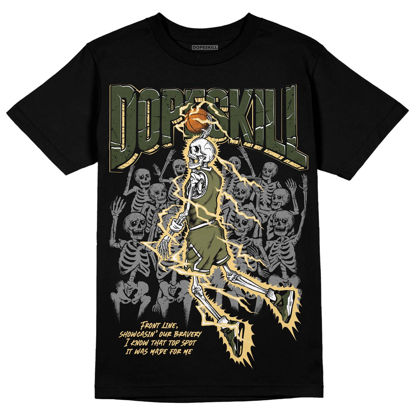Craft Olive 4s DopeSkill T-Shirt Thunder Dunk Graphic