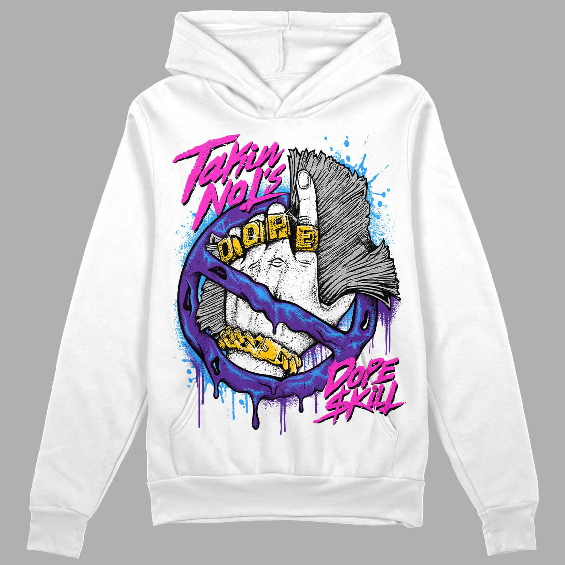 PURPLE Collection DopeSkill Hoodie Sweatshirt Takin No L's Graphic
