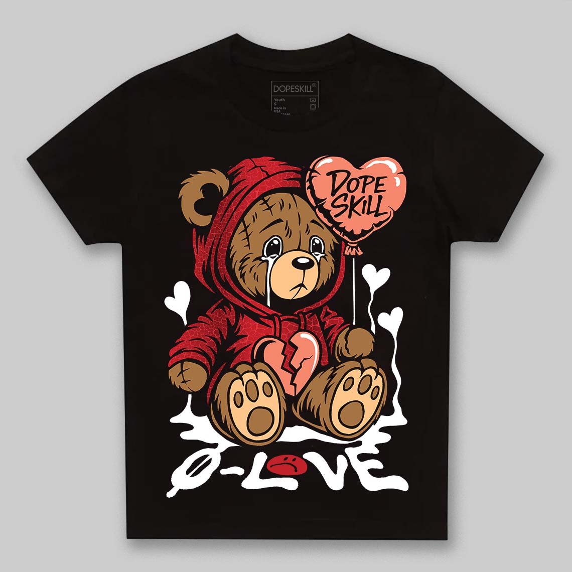 Ruby 1s DopeSkill Toddler Kids T-shirt Broken Bear Graphic