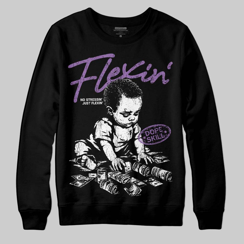 PURPLE Collection DopeSkill Sweatshirt Flexin' Graphic