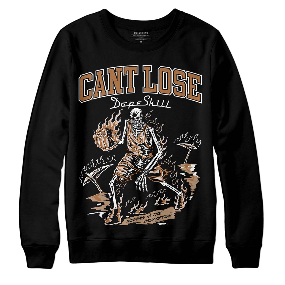 Palomino 3s DopeSkill Sweatshirt Cant Lose Graphic