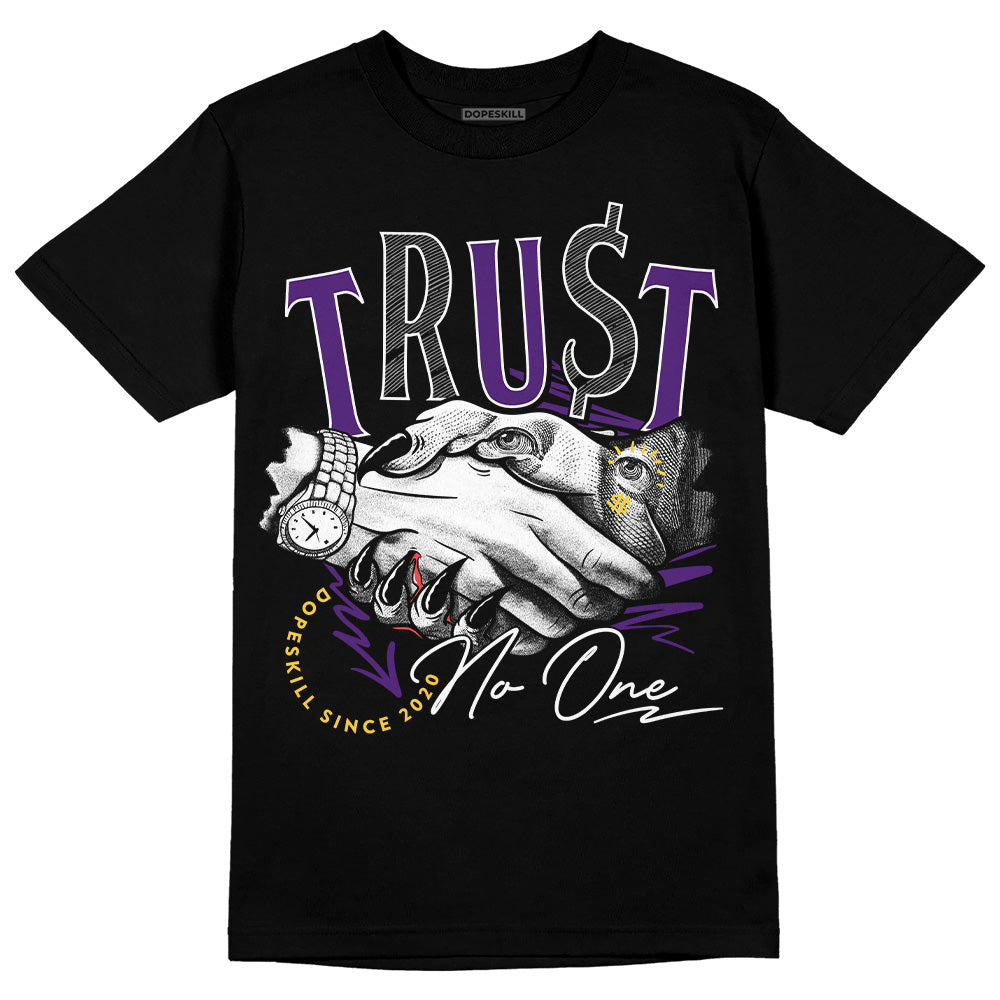 Field Purple 12s DopeSkill T-Shirt Trust No One Graphic