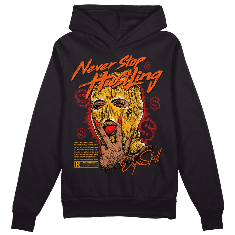 Black Taxi 12s DopeSkill Hoodie Sweatshirt Never Stop Hustling Graphic