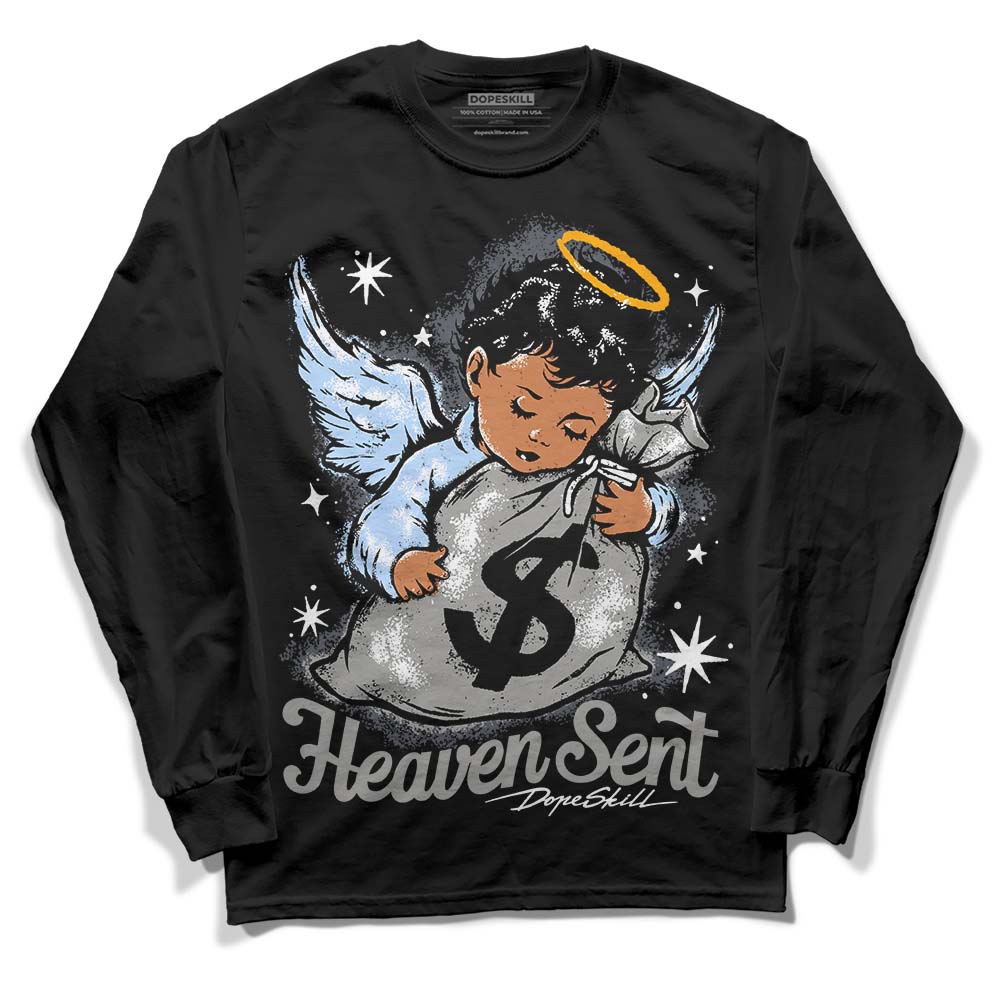 Cool Grey 11s DopeSkill Long Sleeve T-Shirt Heaven Sent Graphic