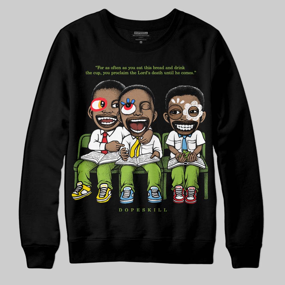 Dunk 'Chlorophyll' DopeSkill Sweatshirt First Sunday Graphic