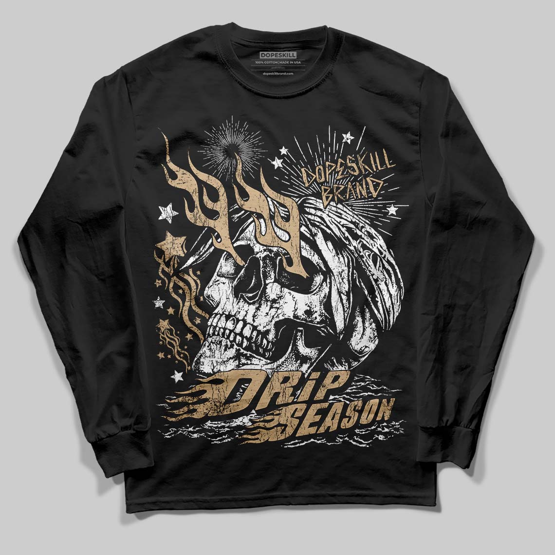 TAN Collection DopeSkill Long Sleeve T-Shirt Drip Season Graphic