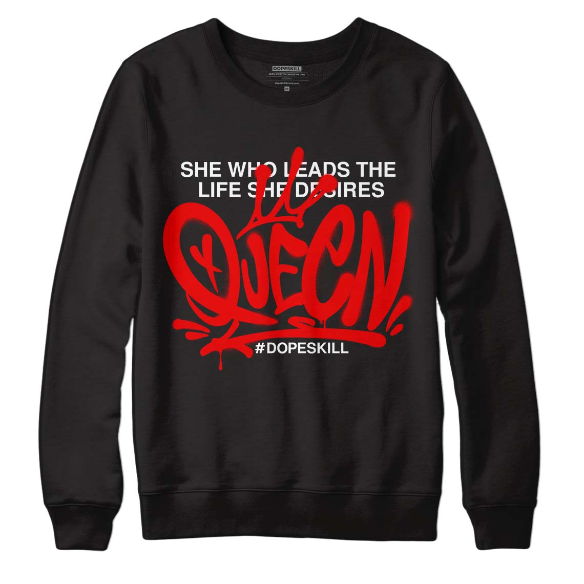 Cherry 11s DopeSkill Sweatshirt Queen Graphic