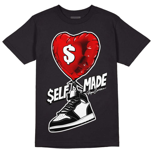 85 Black White 1s DopeSkill T-Shirt Self Made Graphic
