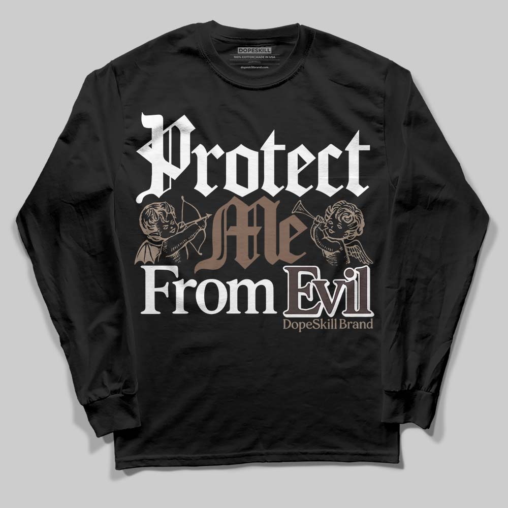 Baroque Brown 12s DopeSkill Long Sleeve T-Shirt Protect Me From Evil Graphic