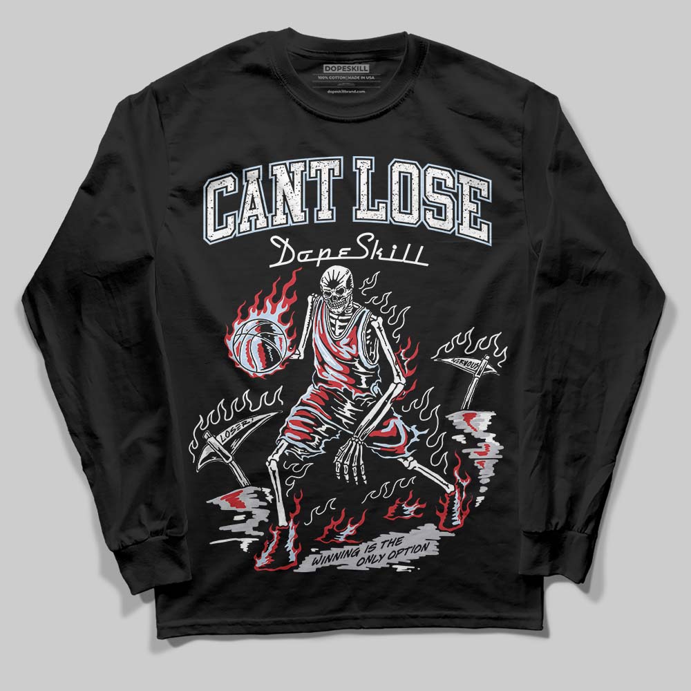 Black Metallic Reimagined 5s DopeSkill Long Sleeve T-Shirt Cant Lose Graphic