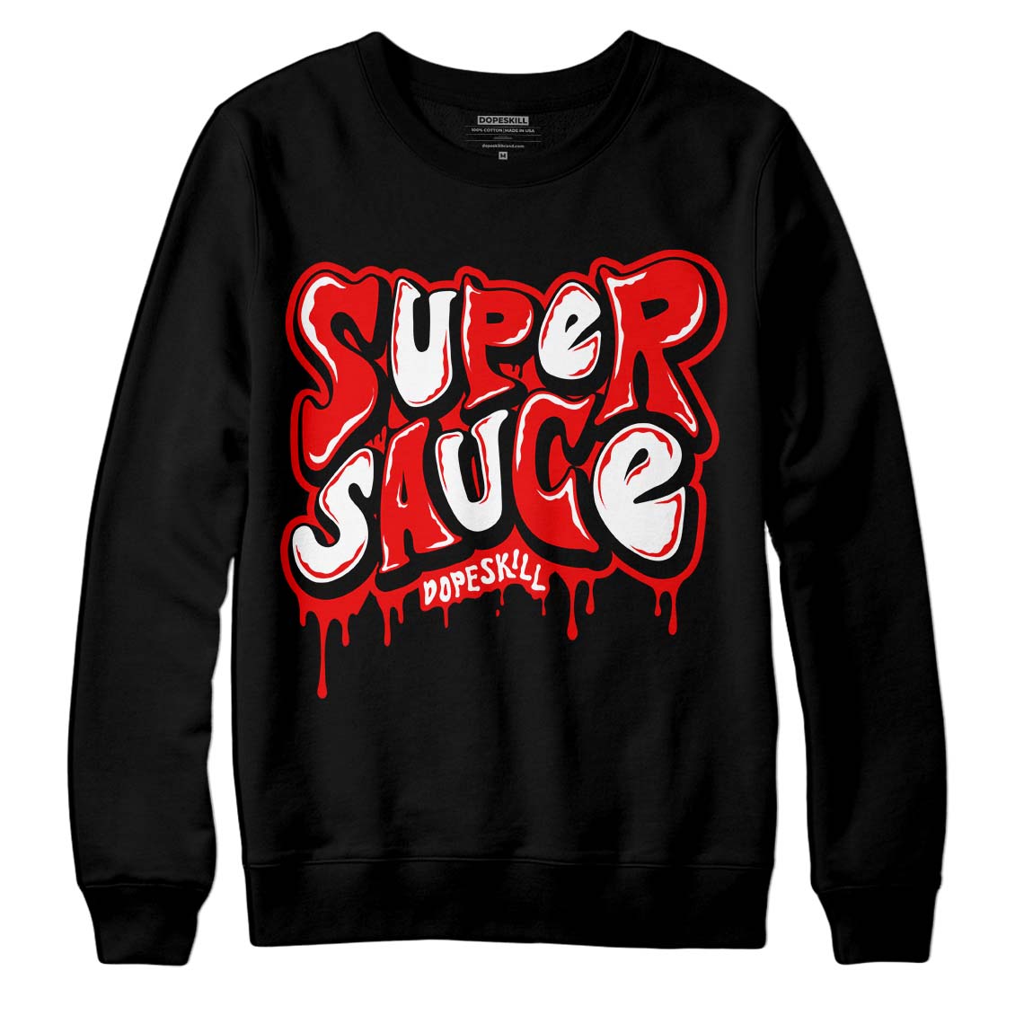 Cherry 12s DopeSkill Sweatshirt Super Sauce Graphic