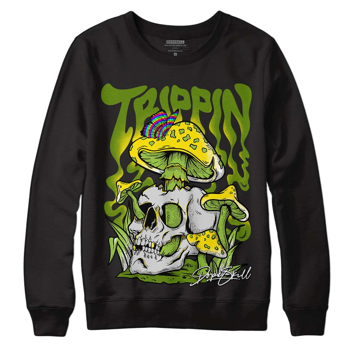 Dunk Low 'Chlorophyll' DopeSkill Sweatshirt Trippin Graphic