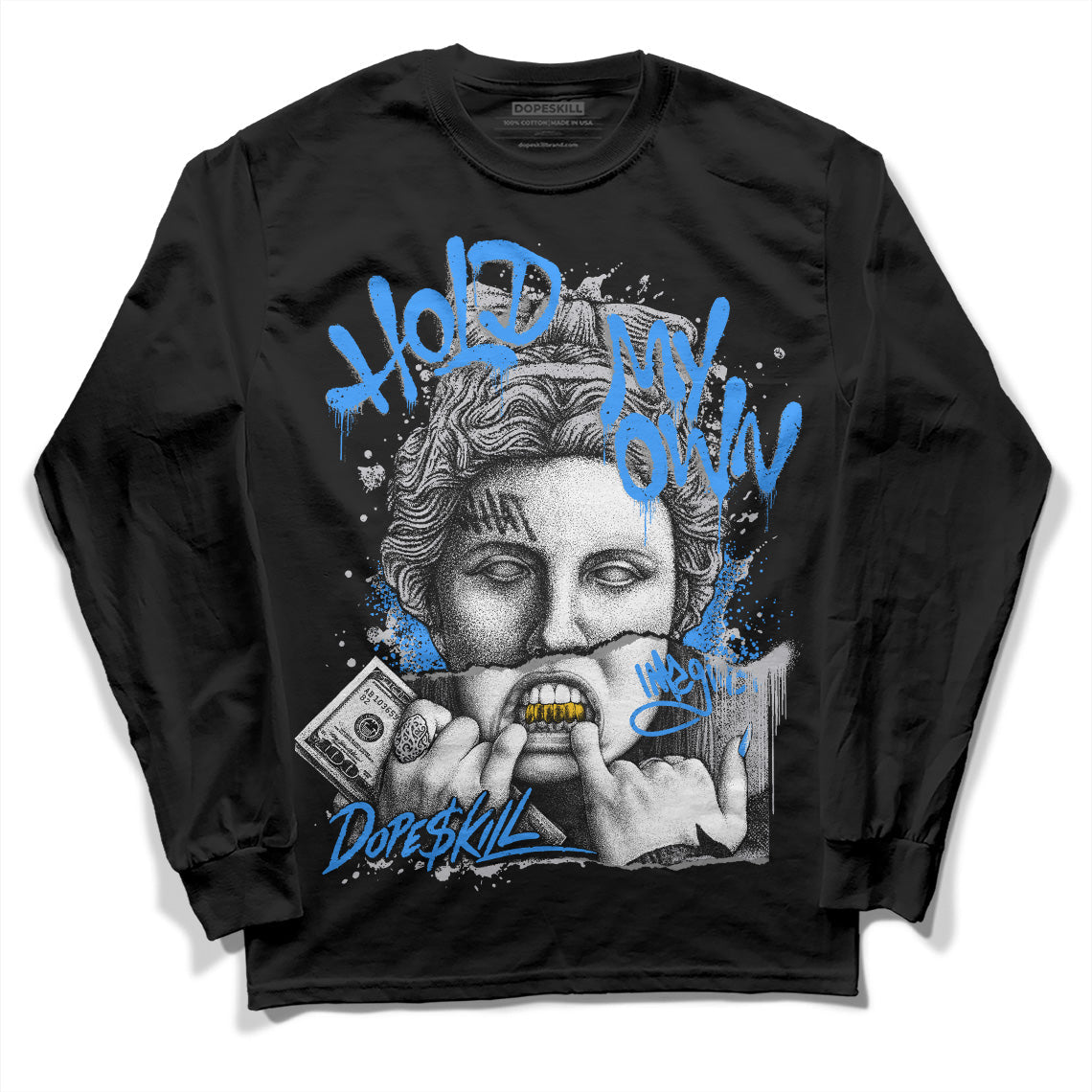 Cement Grey 11s DopeSkill Long Sleeve T-Shirt Hold My Own Graphic