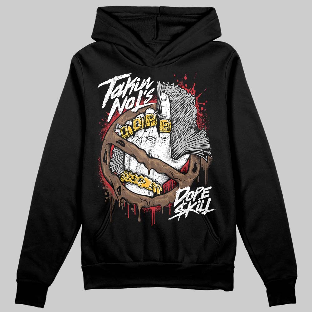 Olive 9s DopeSkill Hoodie Sweatshirt Takin No L's Graphic