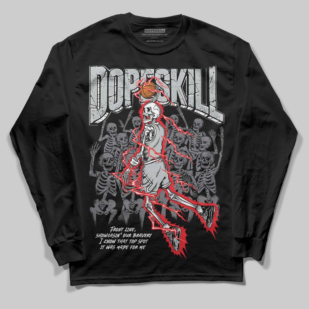 Fear 4s DopeSkill Long Sleeve T-Shirt Thunder Dunk Graphic