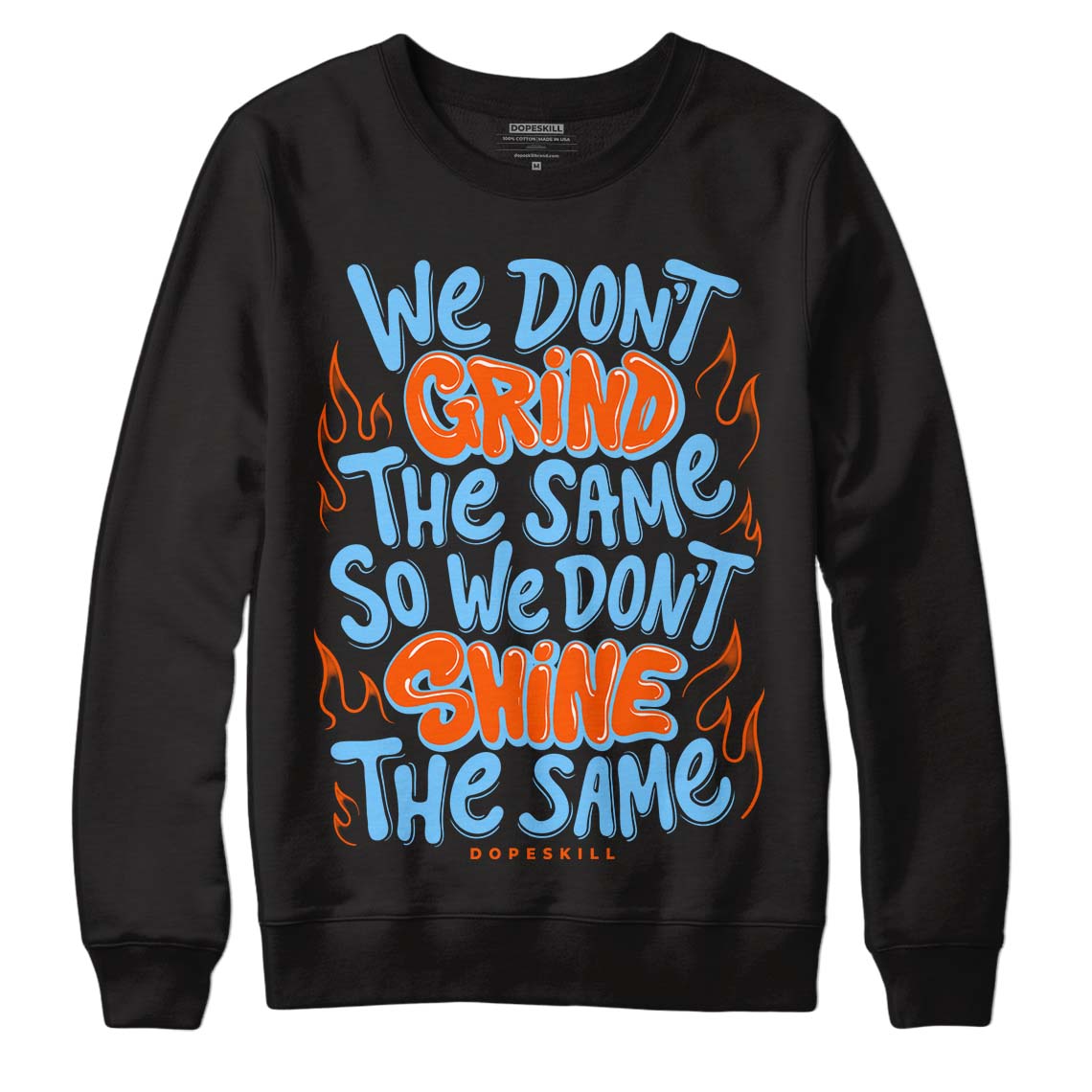 Dunk Low Futura University Blue DopeSkill Sweatshirt Grind Shine Graphic