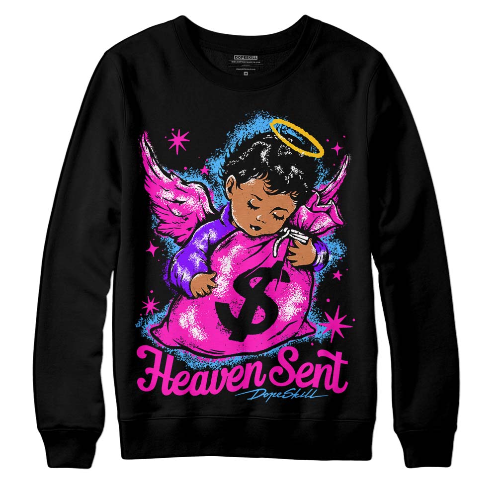 Dunk Active Fuchsia DopeSkill Sweatshirt Heaven Sent Graphic
