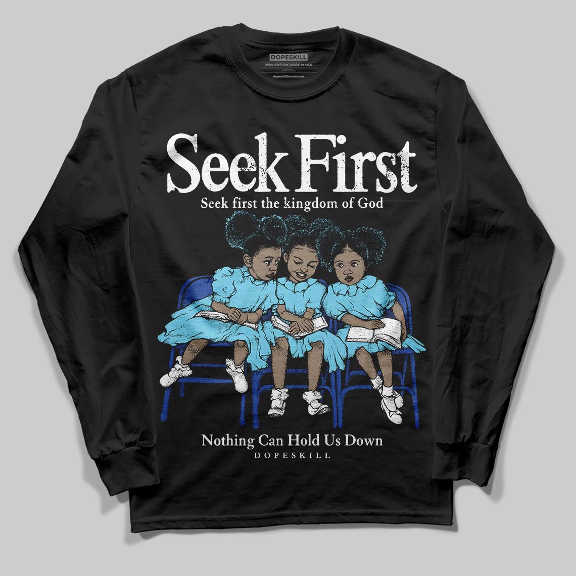 SB Dunk Argon DopeSkill Long Sleeve T-Shirt New Seek First Graphic