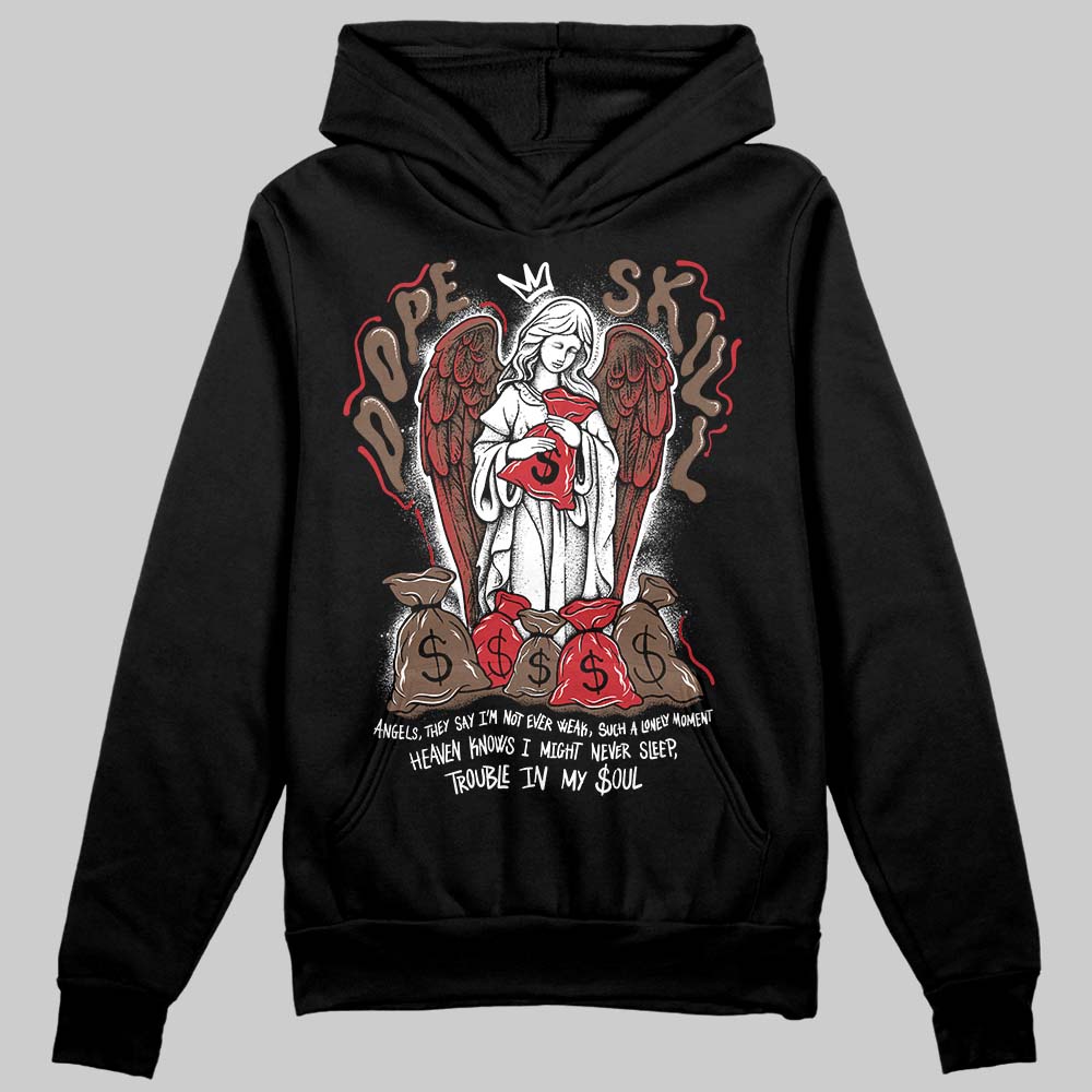 Olive 9s DopeSkill Hoodie Sweatshirt Angels Graphic