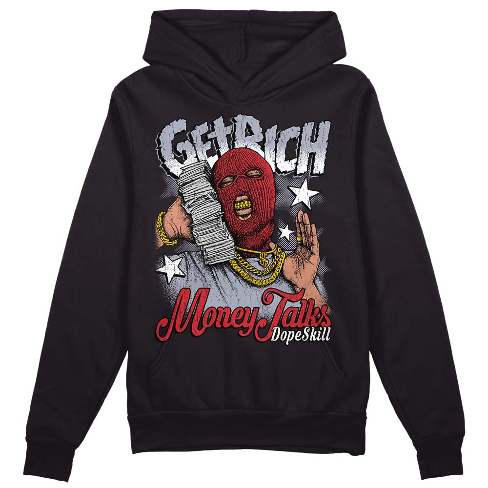 Bred Reimagined 4s DopeSkill Hoodie Sweatshirt Get Rich Graphic