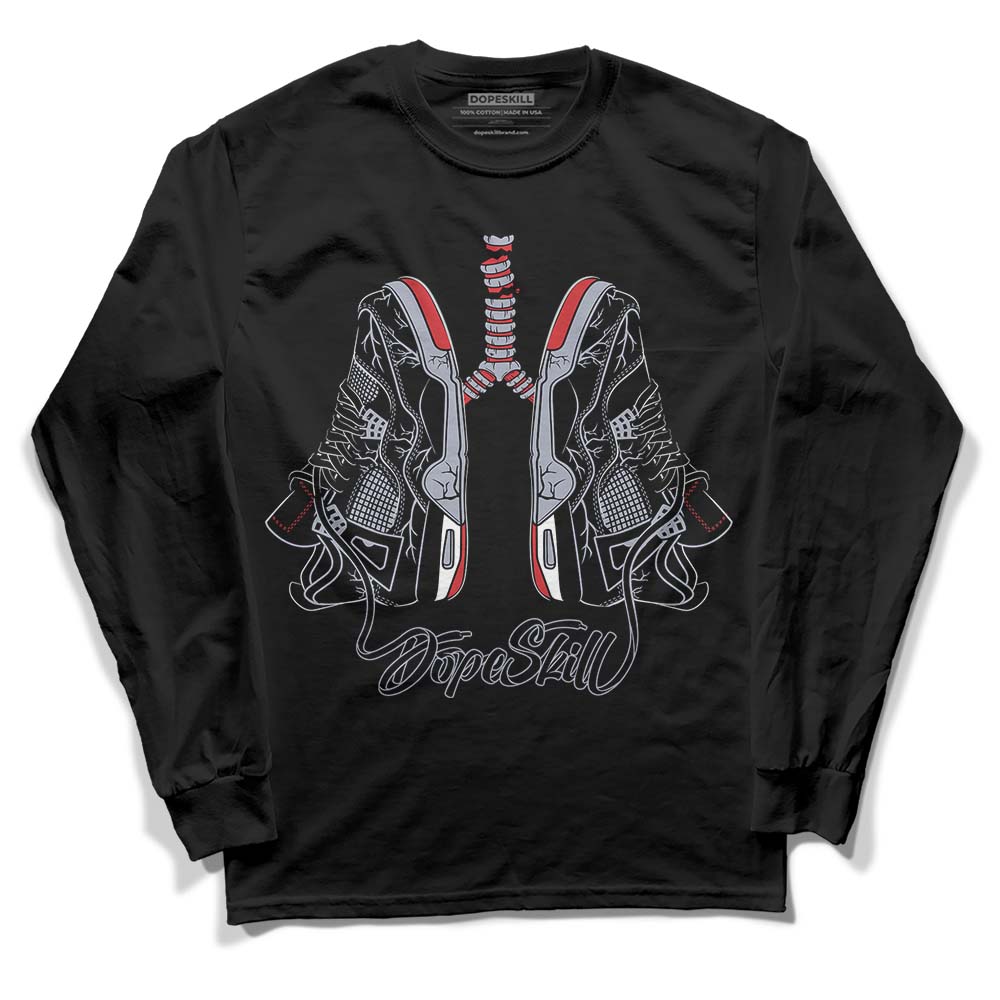 Bred Reimagined 4s DopeSkill Long Sleeve T-Shirt Breathe Graphic