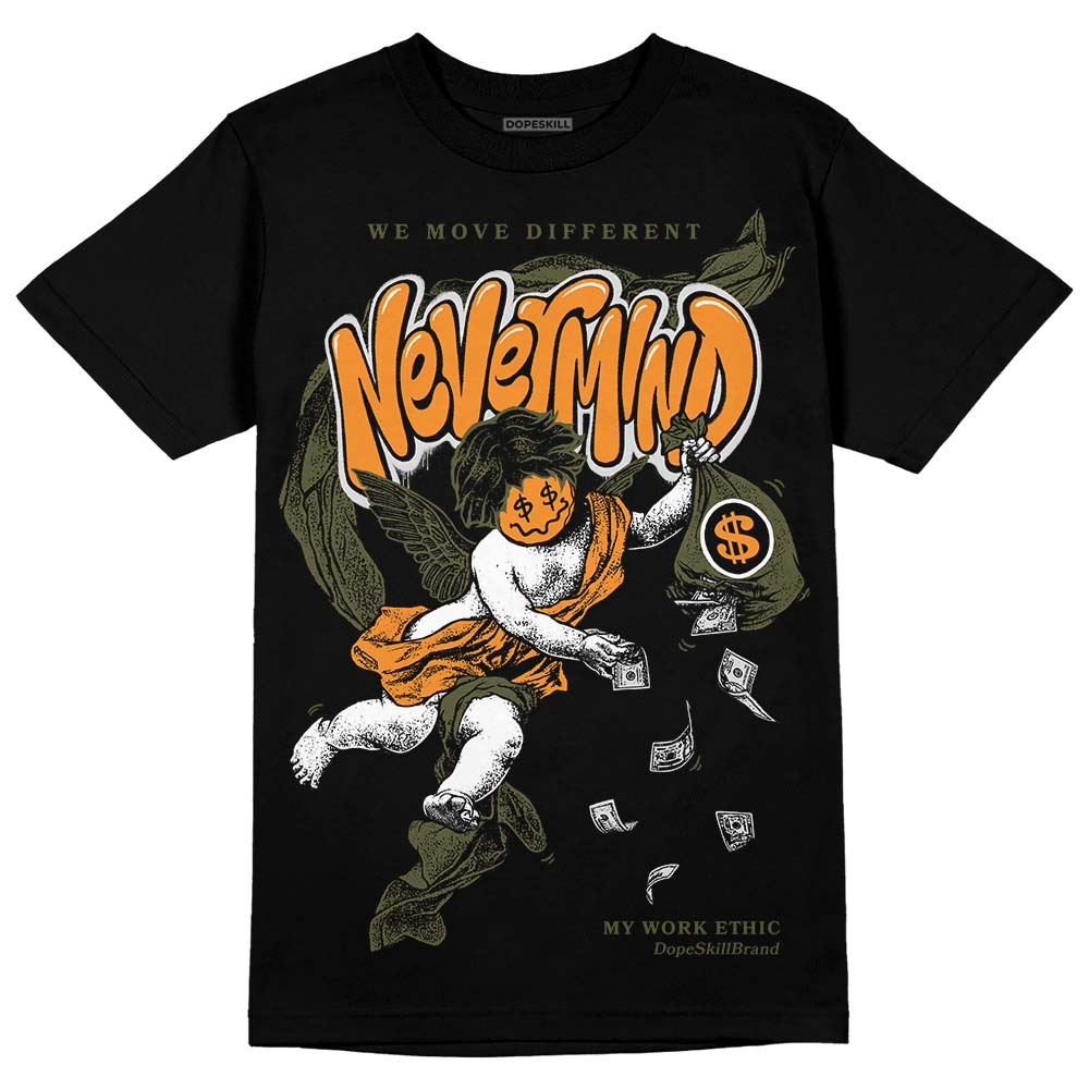 Olive 5s DopeSkill T-Shirt Nevermind Graphic
