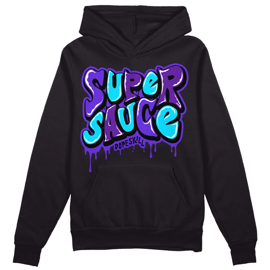 Aqua 6s DopeSkill Hoodie Sweatshirt Super Sauce Graphic