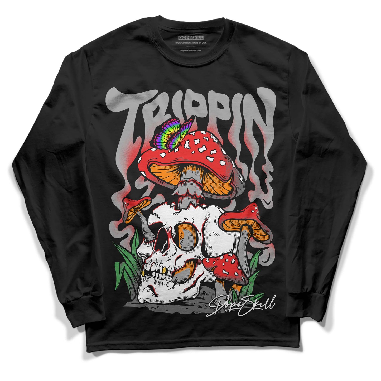 Grey Collection DopeSkill Long Sleeve T-Shirt Trippin Graphic