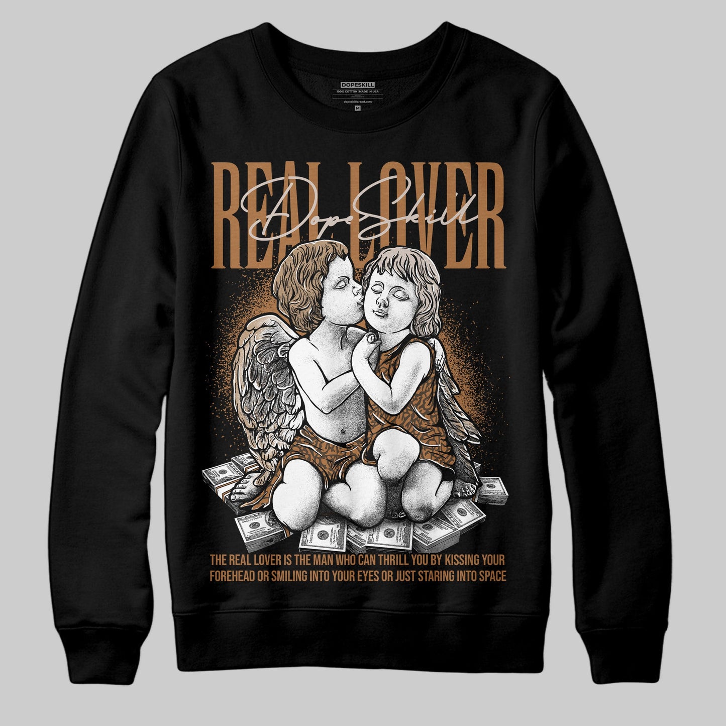 Palomino 3s DopeSkill Sweatshirt Real Lover Graphic