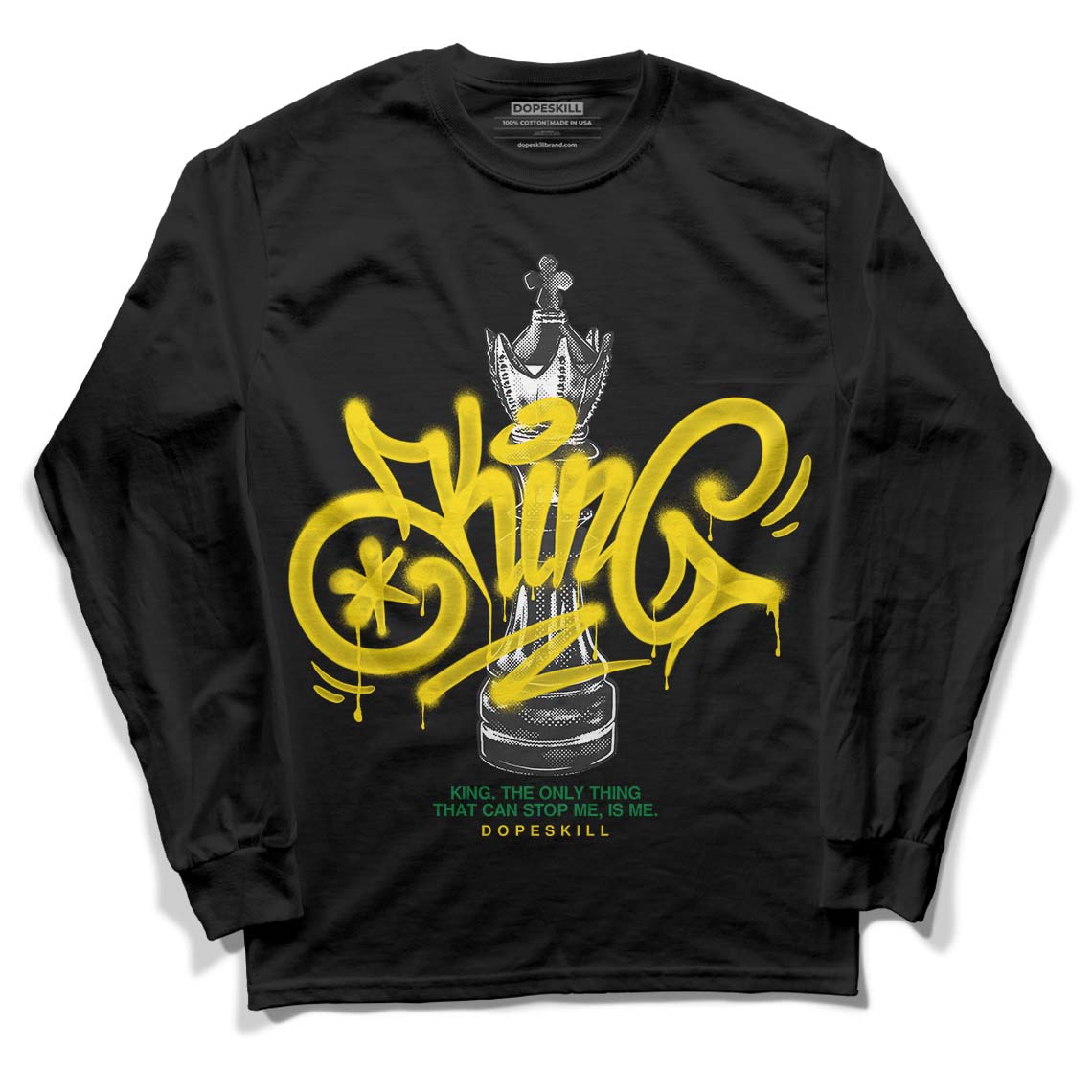 Dunk Low Reverse Brazil DopeSkill Long Sleeve T-Shirt King Chess Graphic