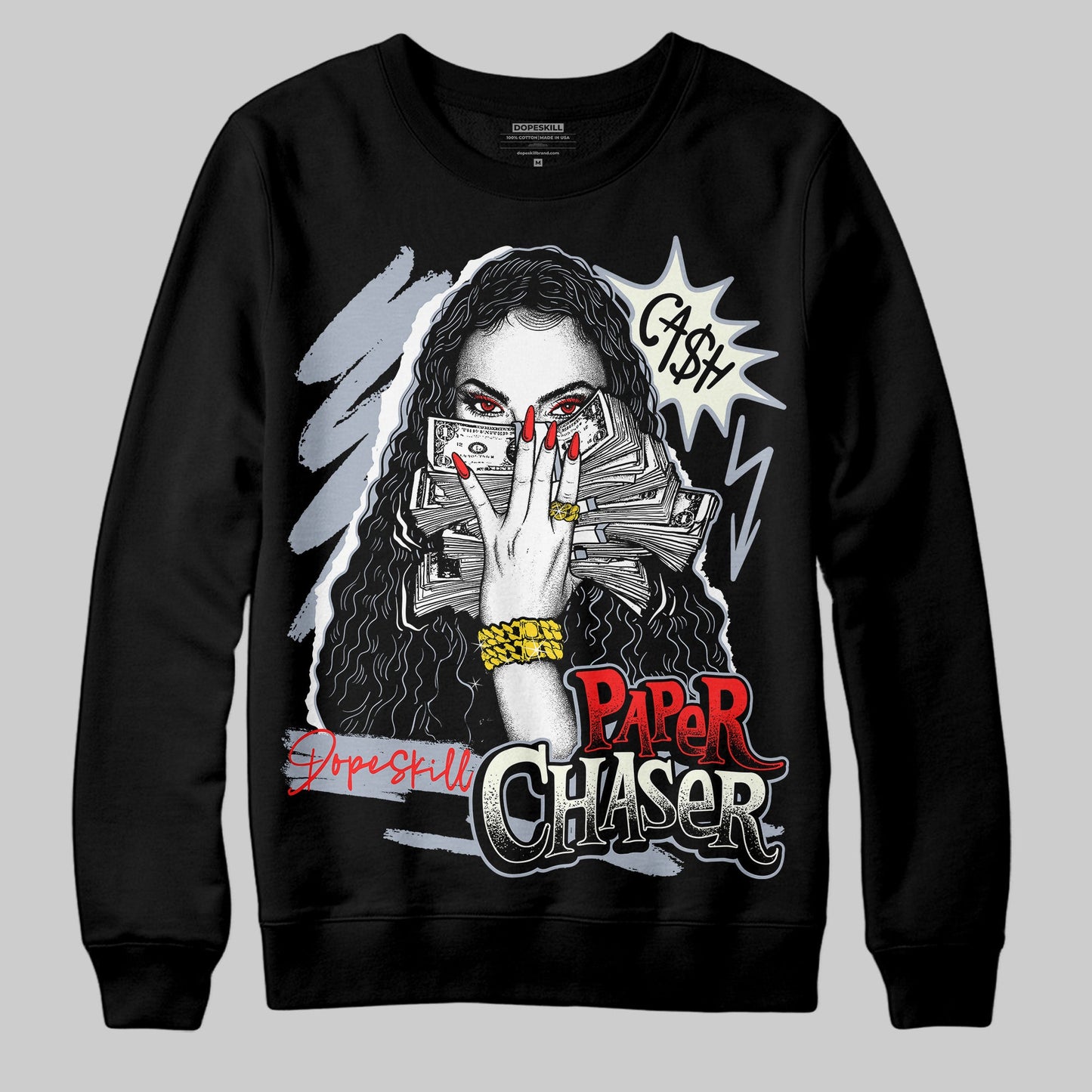 White Cement Reimagined 3s DopeSkill Sweatshirt NPC Graphic