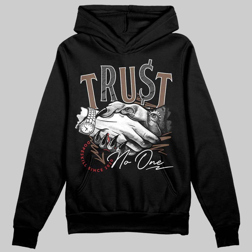 Olive 9s DopeSkill Hoodie Sweatshirt Trust No One Graphic