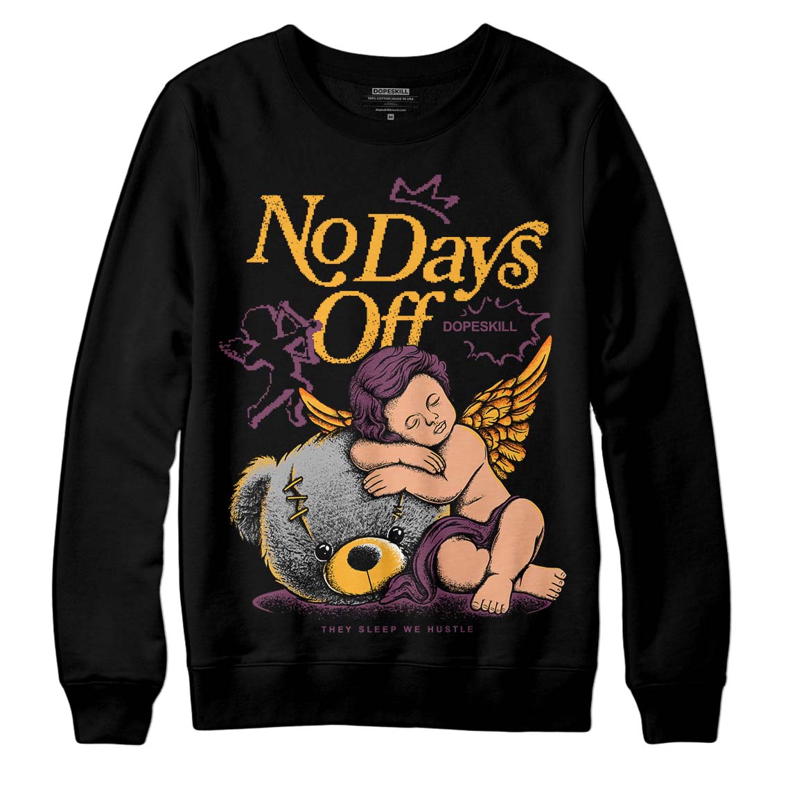 Brotherhood 1s High OG DopeSkill Sweatshirt New No Days Off Graphic