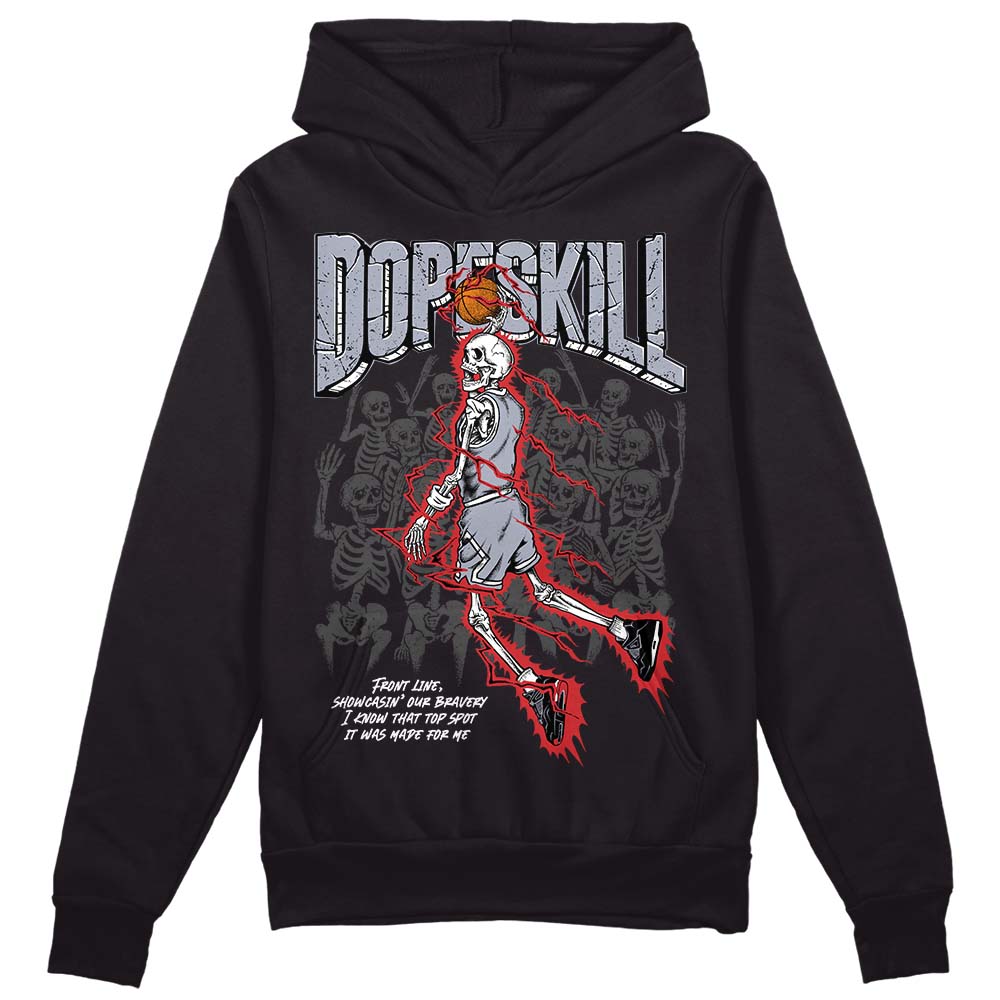 Bred Reimagined 4s DopeSkill Hoodie Sweatshirt Thunder Dunk Graphic