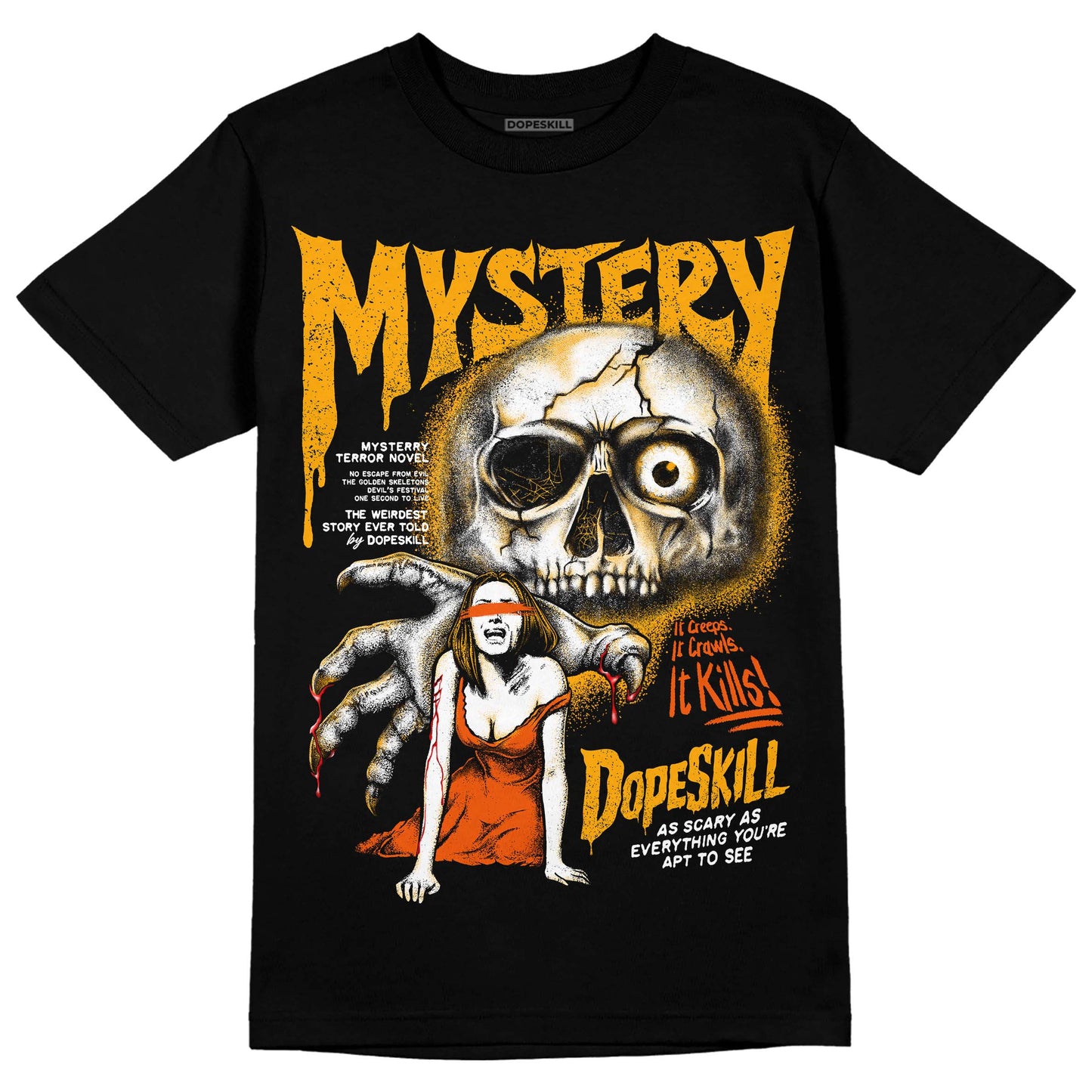 Black Taxi 12s DopeSkill T-Shirt Mystery Ghostly Grasp Graphic