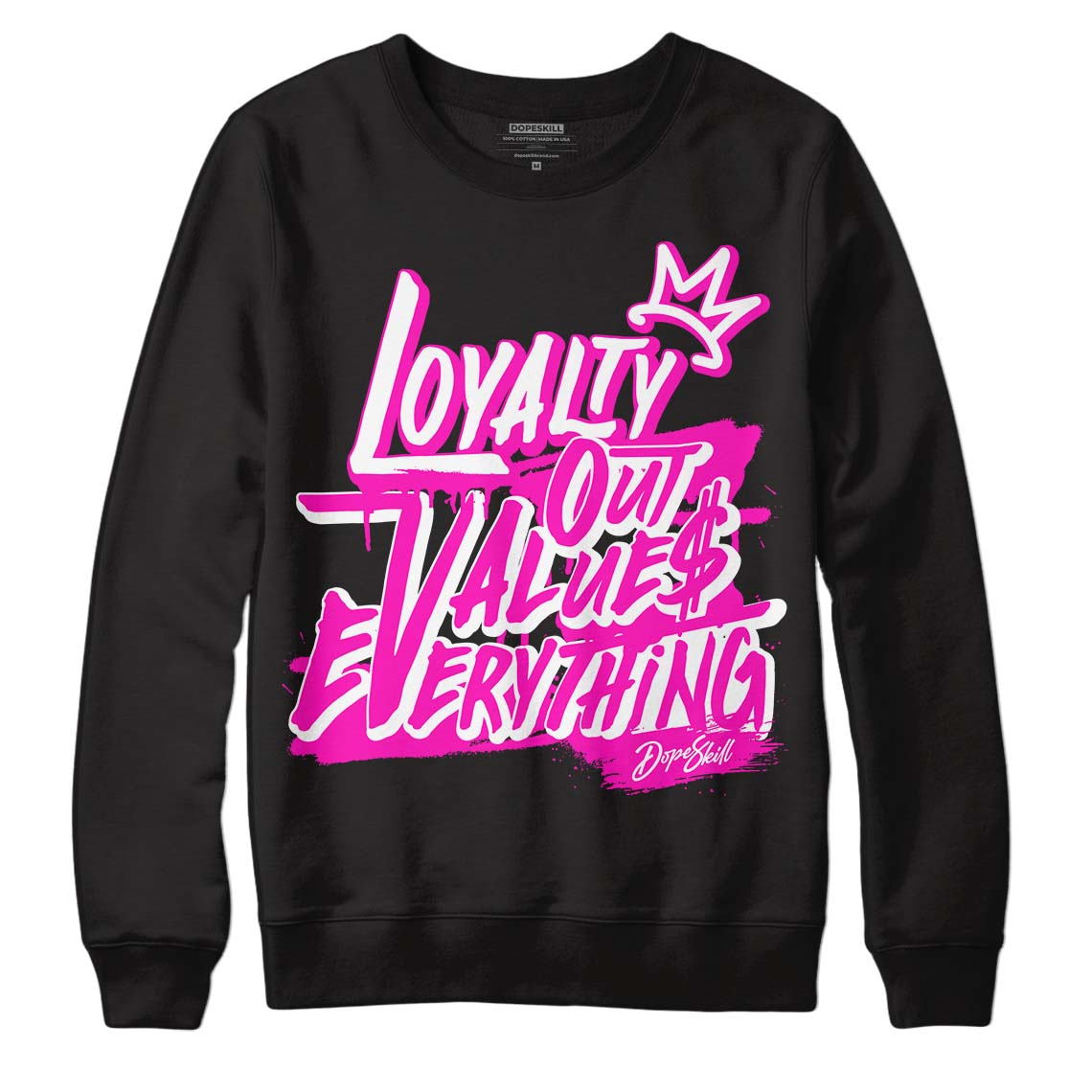 Dunk Low Active Fuchsia DopeSkill Sweatshirt LOVE Graphic