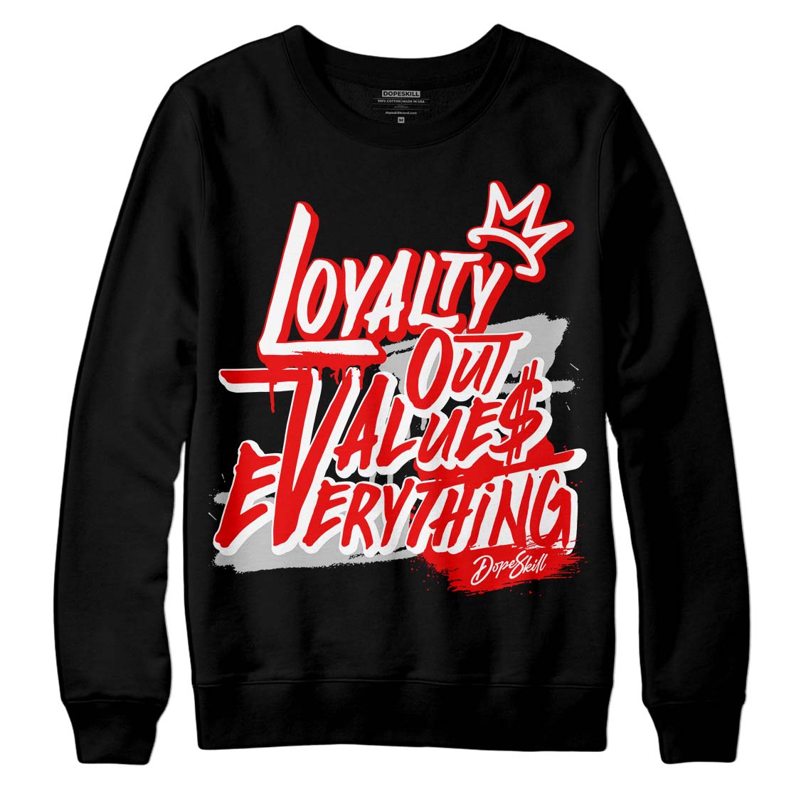 Cherry 12s DopeSkill Sweatshirt LOVE Graphic