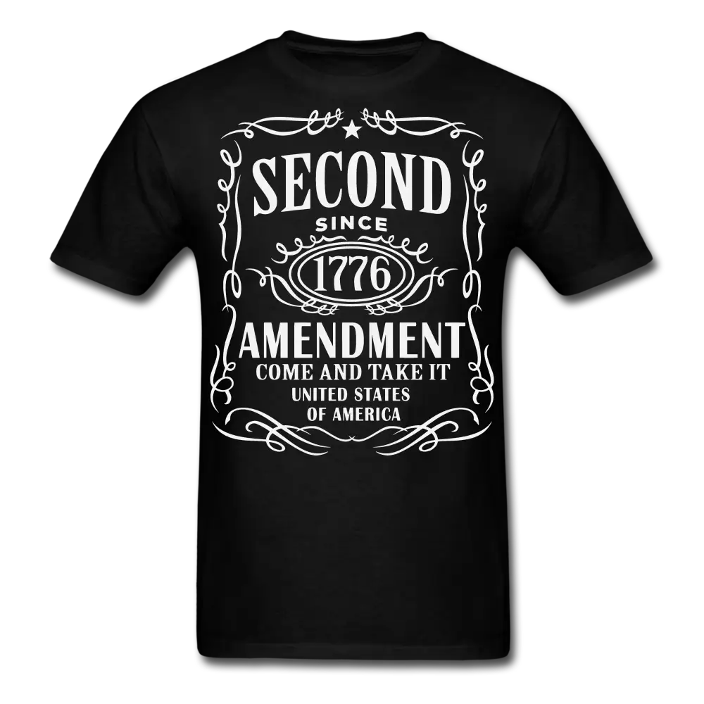 2nd Amendment Since 1776 Come and Take it Whiskey Label T-Shirt